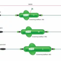 MAD CAT Screamin Profi River Rig - Worm & Squid -Goedkope Meervalhengels winkel screamin profi river rig worm squid 2